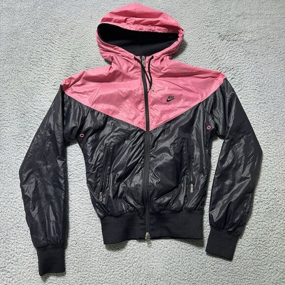 Nike Women's Jacket Lightweight Pink And Black Sample‎ 394697-012 Size S Small - Picture 1 of 10